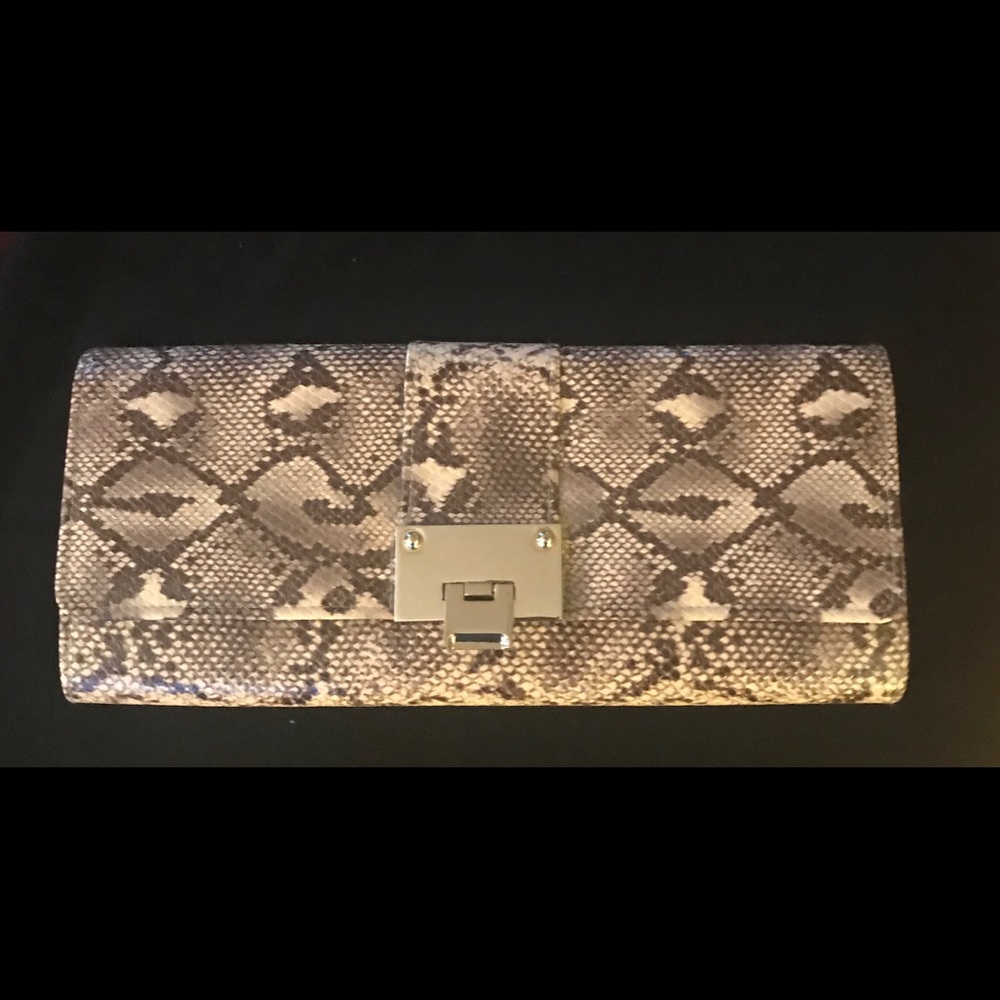 Jones Bootmaker Clutch - Snake Print